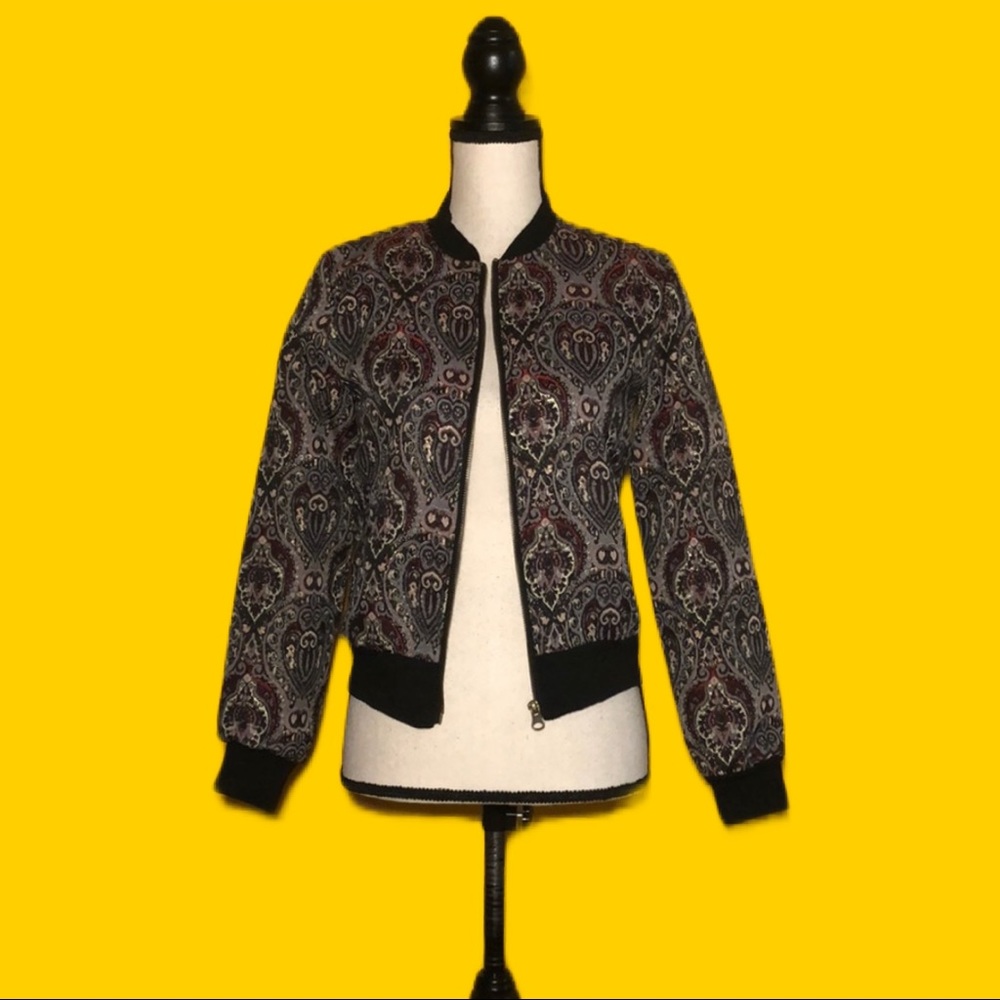JACK patterned bomber jacket - Picture 2 of 9